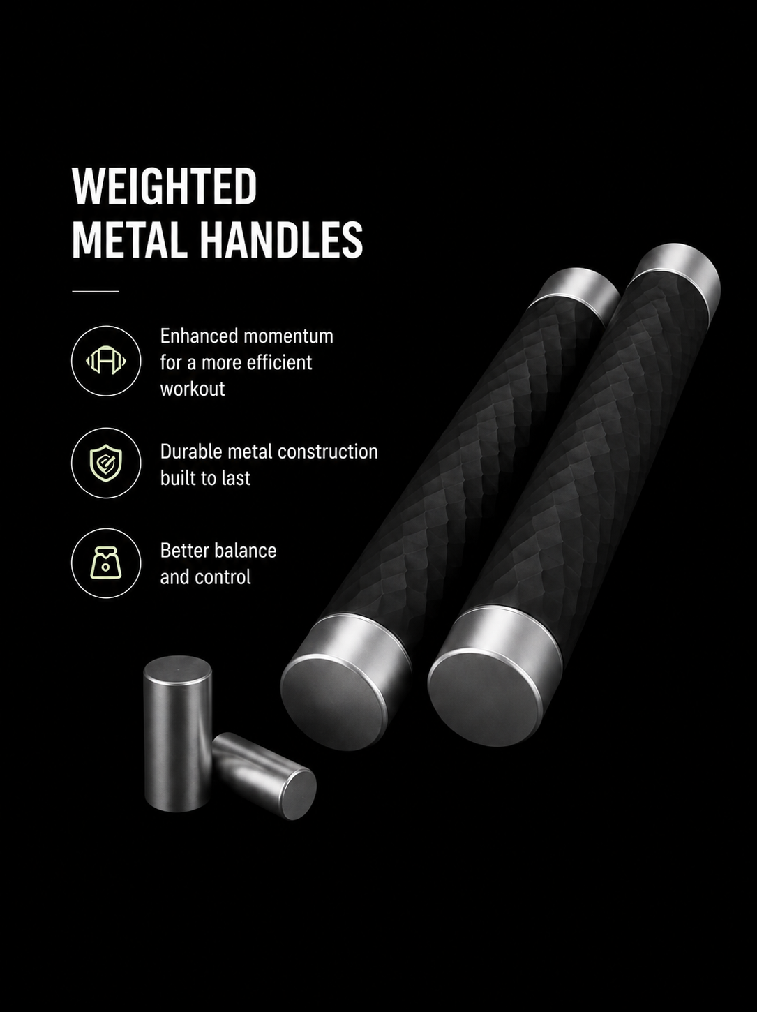 Adjustable Weighted Jump Rope