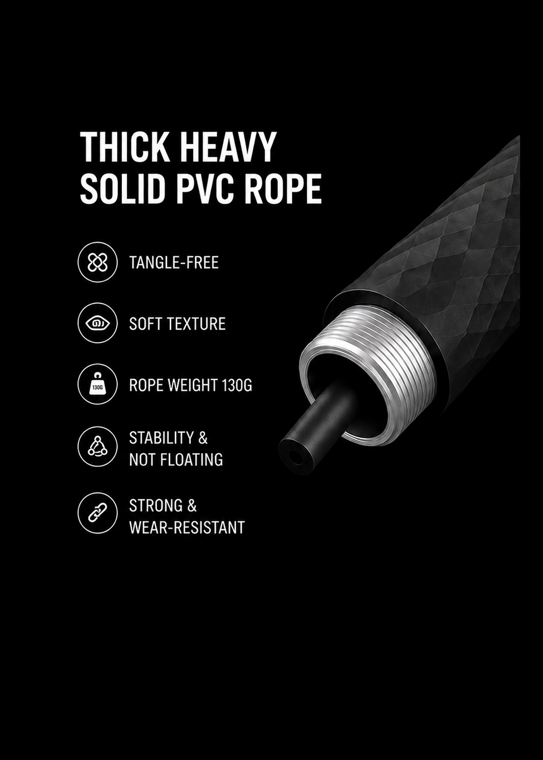 Adjustable Weighted Jump Rope