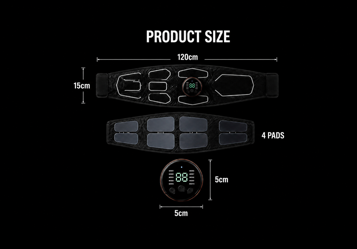 Fitness Training Ab Belt